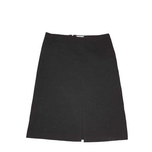 M N G black skirt with front slit size 1X - Picture 1 of 6